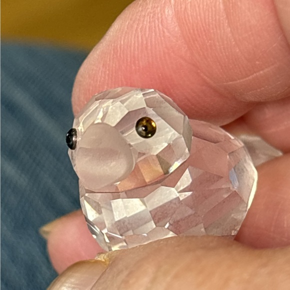 Swarovski Crystal Figurine, Sparrow w Frosted Beak 169685 1.5" 1992 Retired - Picture 6 of 11